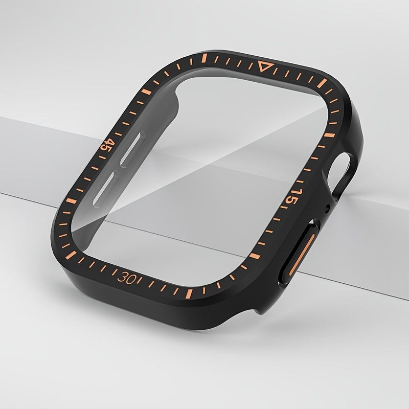 Hard Case With Tempered Glass Screen Protector For 41mm Watch Rose Golden Full Coverage - Image 3