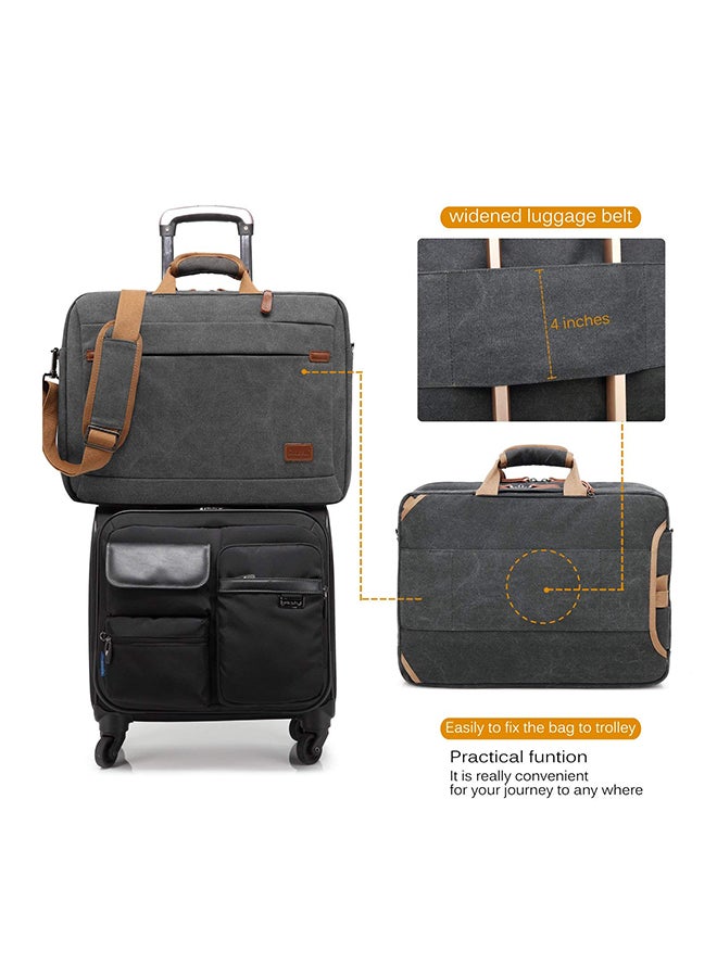 Convertible Multi-Functional Laptop Briefcase Grey - Image 3