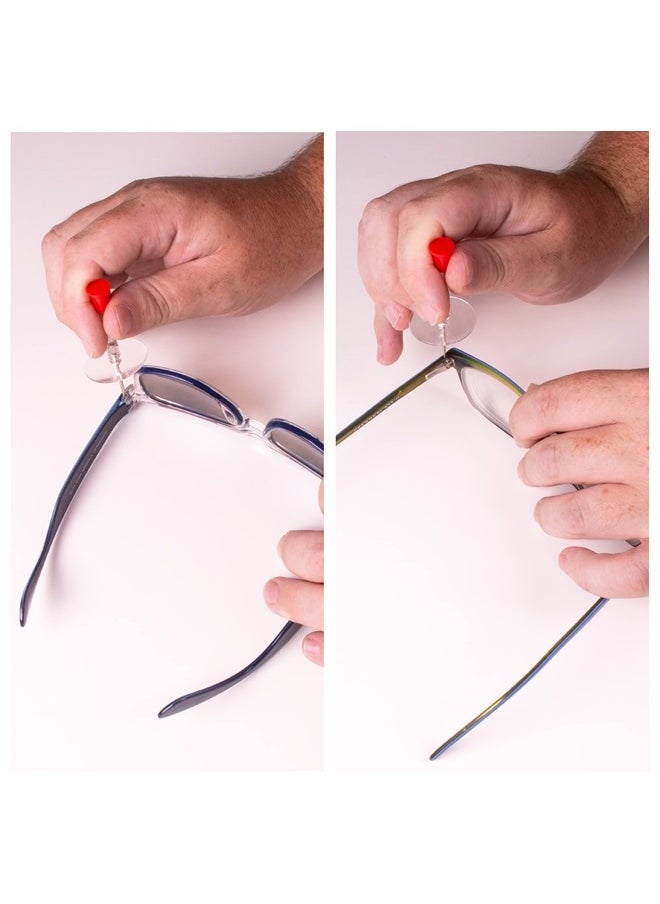 APEX Glasses Repair Kit - Eyeglass Repair Kit with Small Screwdriver,Eyeglass Screws, Magnifying Glass, Screw Guide, & Storage Pouch - Universal Eyeglass Repair Kit for Reading Glasses, & Sunglasses  - Image 5