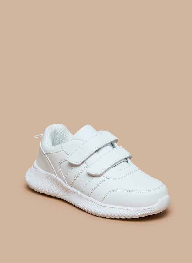 LBL by Shoexpress Boys Solid School Shoes With Hook And Loop Closure  - Image 1