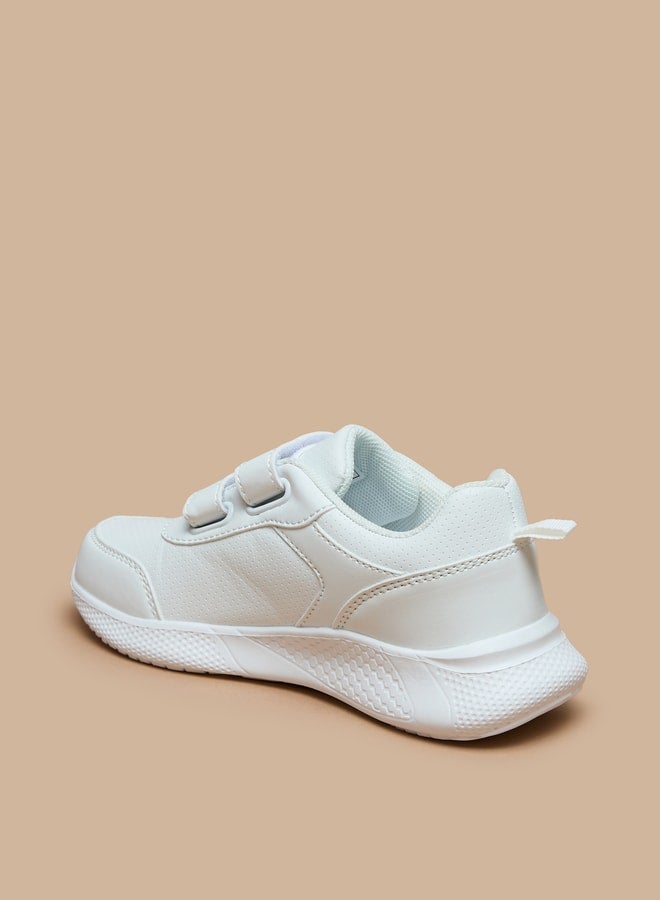LBL by Shoexpress Boys Solid School Shoes With Hook And Loop Closure  - Image 3