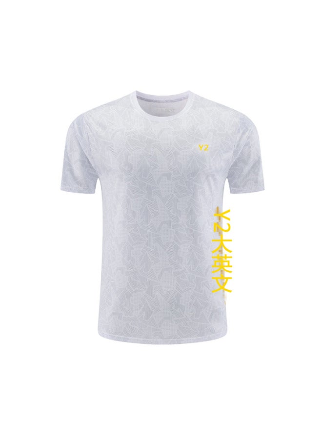 New Badminton Clothes Couple's Tops Quick-drying Breathable Compeion Clothes Short Sleeve Boys And Girls Compeion Team Uniform 6575