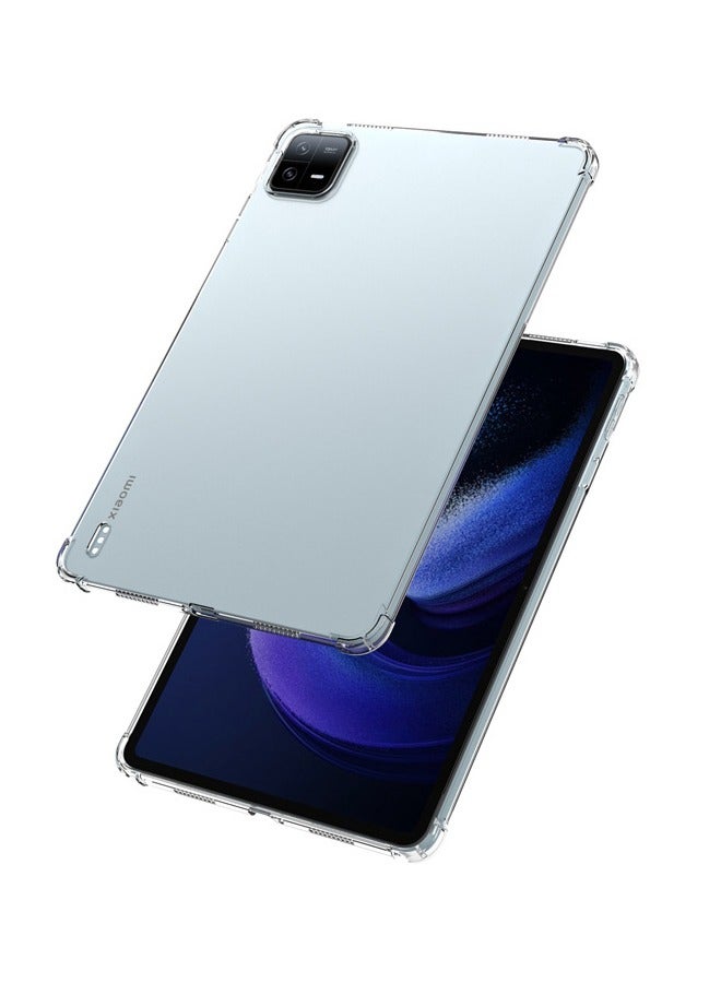 Xiaomi Pad 6/6 Pro Case, Shockproof Impact Resistant Soft Protective Back Shell,  Slim and Light, Yellowing Resistant, Shockproof Anti-Drop Cover for Xiaomi Pad 6 Pro/Pad 6 11inch (Clear)  - Image 5