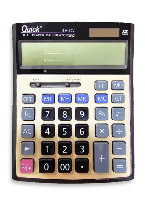 Superior calculator, BM20V , display, local number key, 14-digit power, extra large screen for offices, accountants, and personal use at home or school