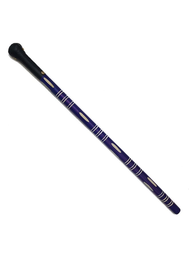 Aswan beech wood cane for men, blue - Image 1