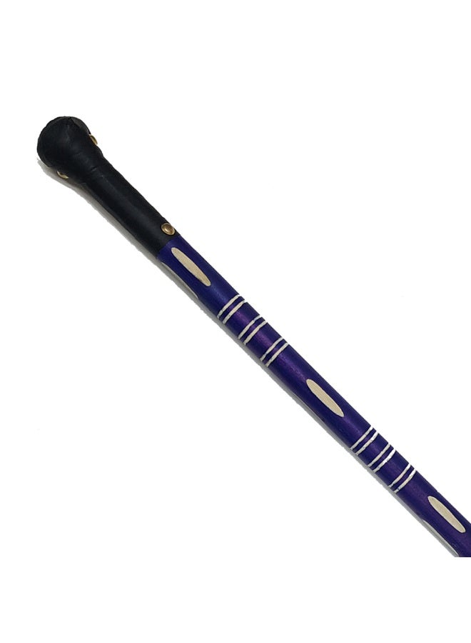 Aswan beech wood cane for men, blue - Image 2
