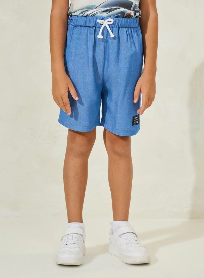 Styli Car Printed T-Shirt & Short Set