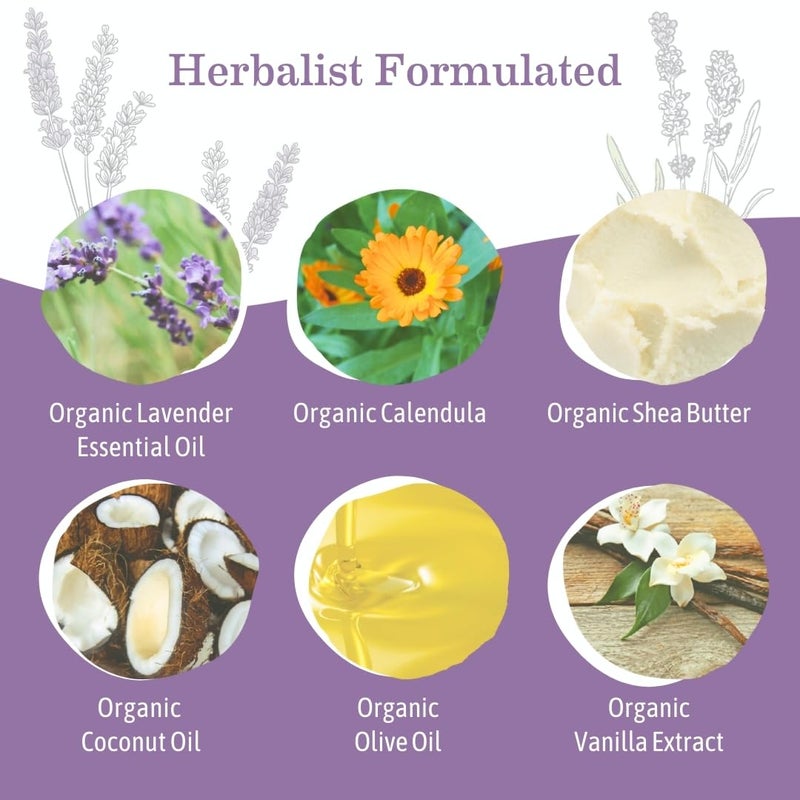 Earth Mama Calming Lavender Baby Wash with Gentle Castile Soap for Sensitive Skin, 5.3-Fluid Ounce - Image 4