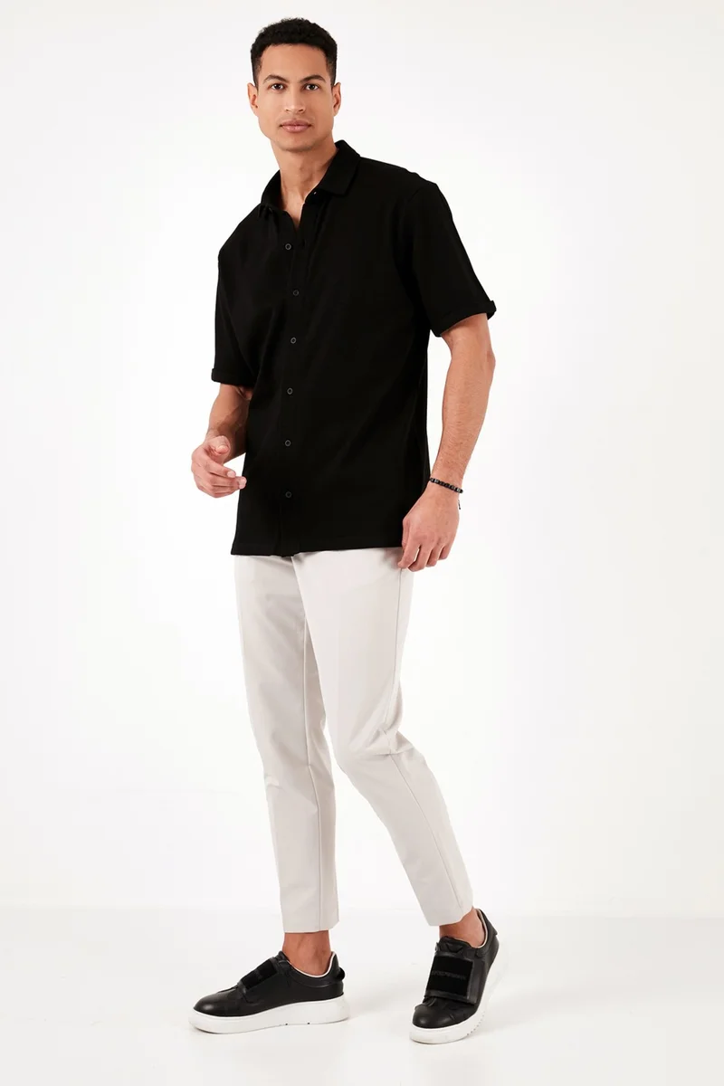 Buratti Cotton Regular Fit Short Sleeve Shirt Men's Shirt 5902724