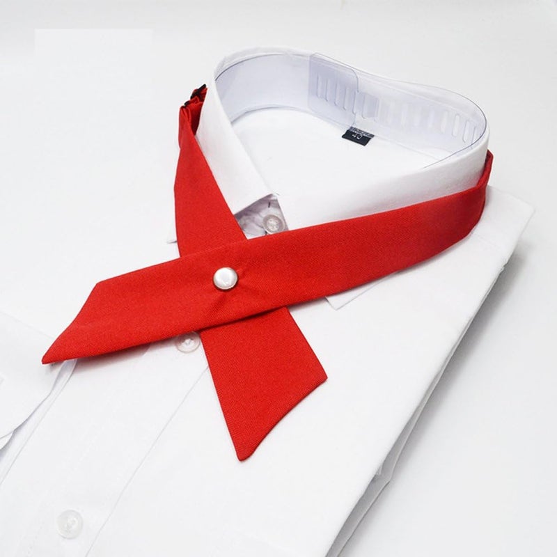 Patiky Tie for Men Women Adjustable Criss-Cross Bowtie School Uniform Pre Tied Bows for Girls Neck Tie Accessories PTK03 - Image 2