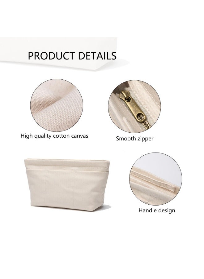 YONBEN Tote Purse Insert Handbag Organizer Shaper Handbag Liner Bag in Bag Divider Organizer Insert SWith Zipper - Image 3