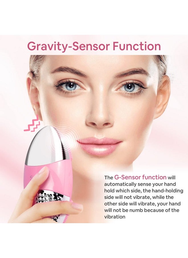 SUNMAY - Facial Cleansing Brush 4In1 Silicone Face Scrubber With Ionic Mode For Deep Cleaning & Vibrating Massage Gsensor Face Scrubber For All Skin Types Face Exfoliator Brush Ipx5 Waterproof - Image 1