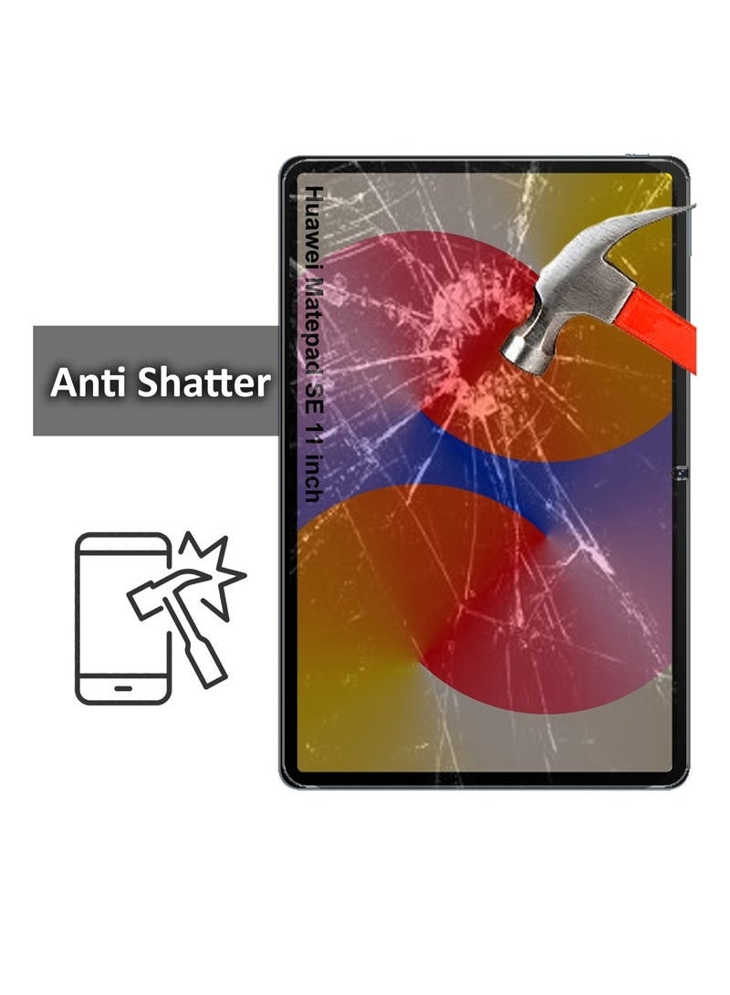 URBBKING Huawei Matepad SE 11 inches - Tempered glass Screen Protector - Clear - Image 4