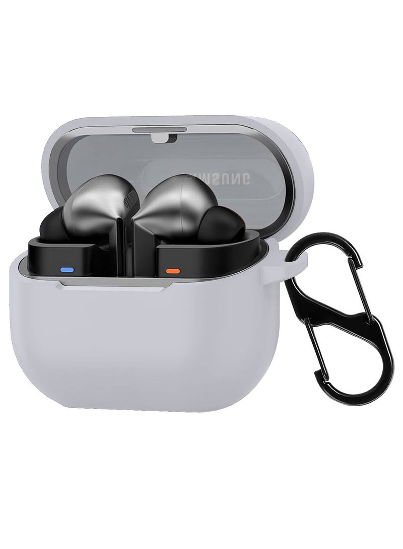 CATANES ( for Galaxy Buds 3 Pro / Buds 3 ) Case, Premium Silicone Case with Carabiner Shockproof Soft Silicone Protective Case for Men,Women - Image 1