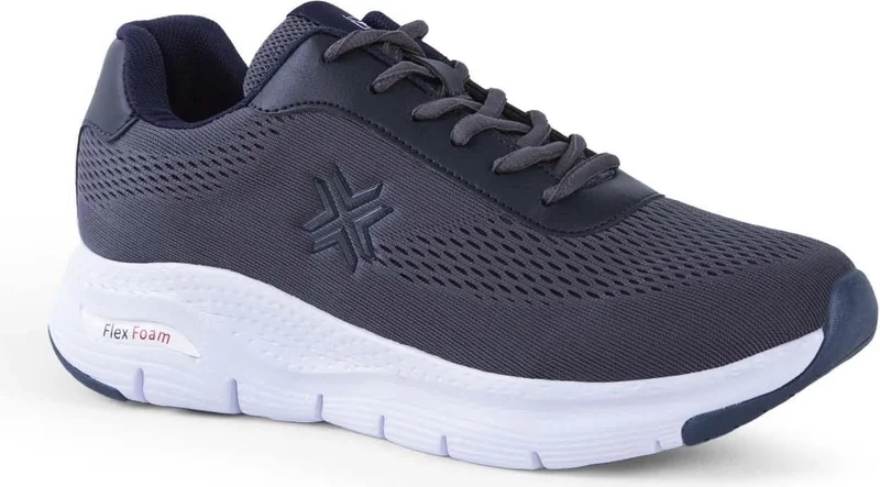 Buckhead 4321 Timar Grey Navy Comfort Sneaker Sports Shoes V5