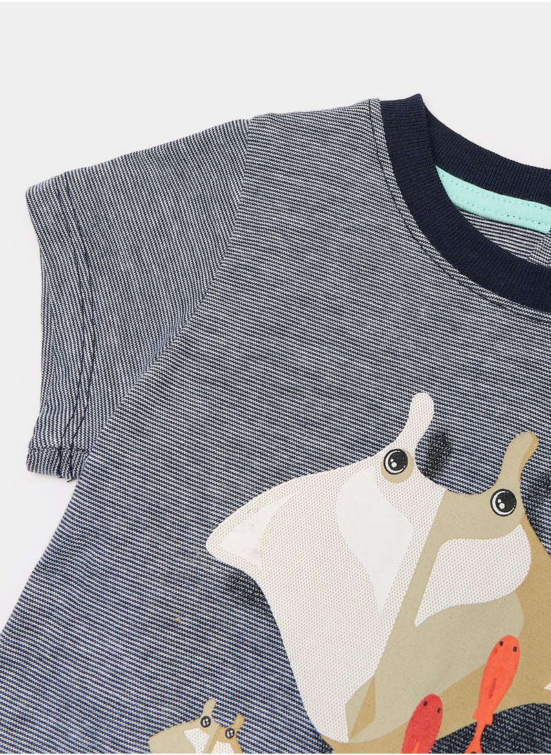 OBAIBI - Blue T-Shirt for Boys - Image 1