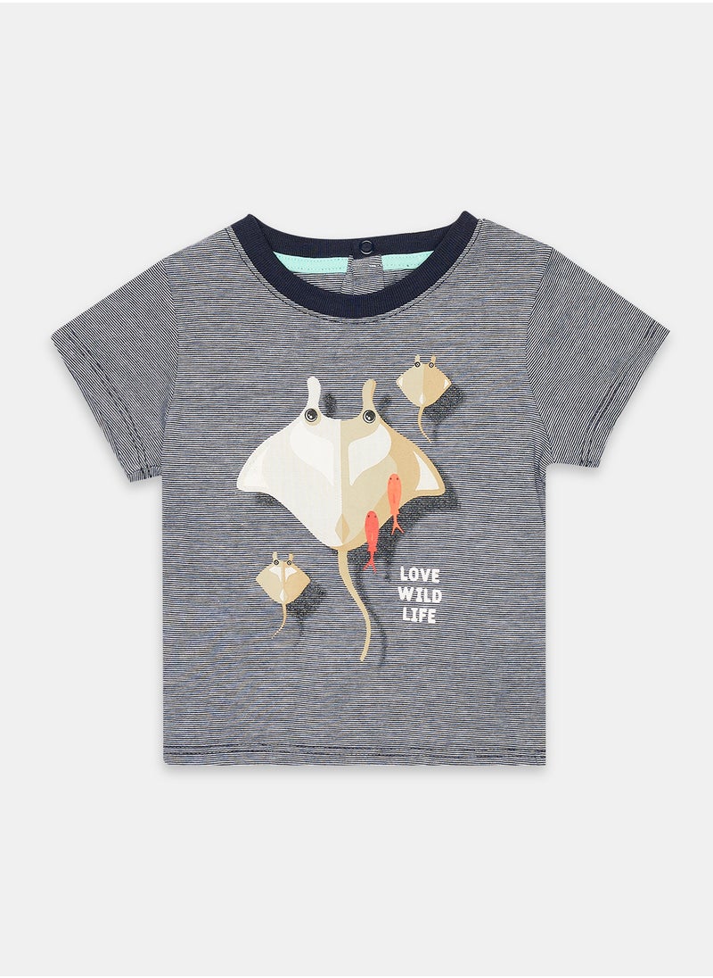 OBAIBI - Blue T-Shirt for Boys - Image 1