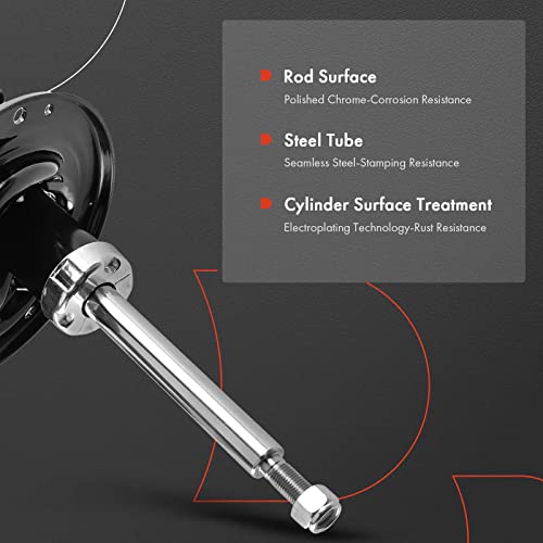 A-Premium Front Strut Assembly Compatible with Lexus ES300h, ES350, 2013-2018, Driver and Passenger Side 2-PC Set - Image 5