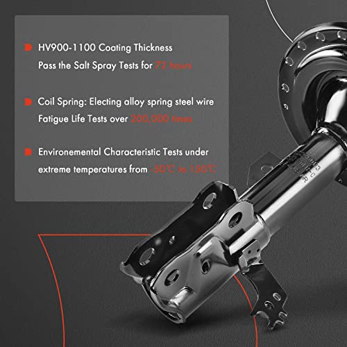A-Premium Front Strut Assembly Compatible with Lexus ES300h, ES350, 2013-2018, Driver and Passenger Side 2-PC Set - Image 4