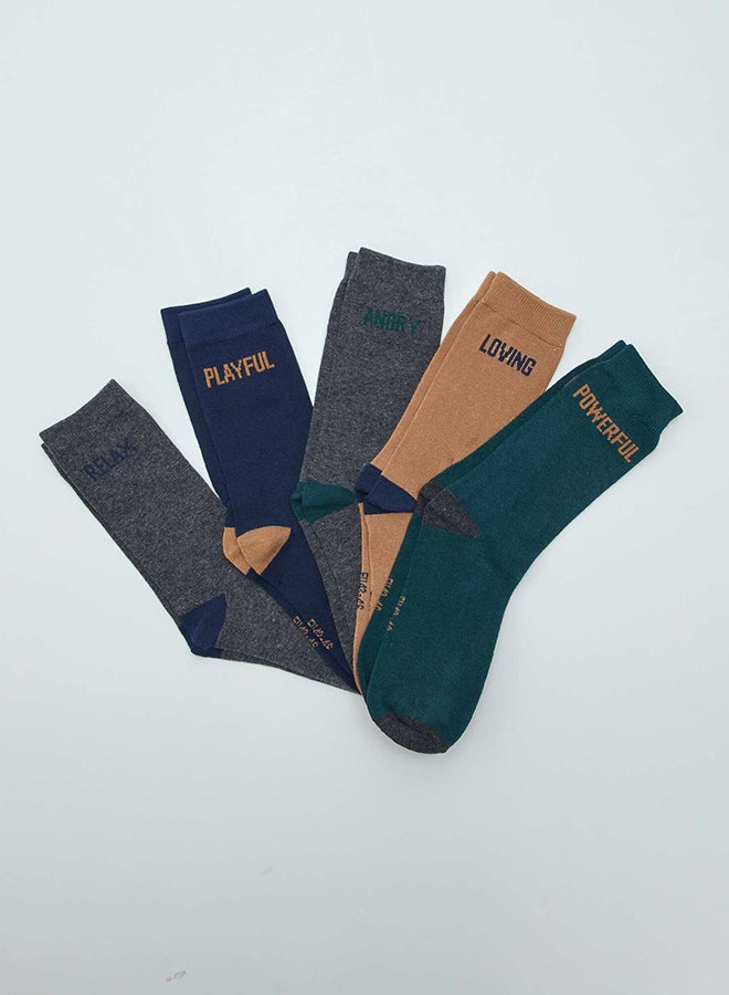 Kiabi High Knit Socks - Pack of 5 pairs of socks  - Image 1