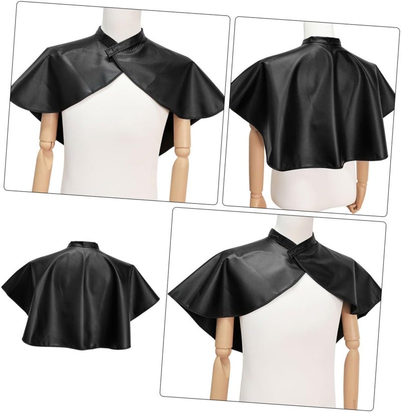 Hair Dyeing Capes 2pcs Black Waterproof Salon Barber Hair Stylist Aprons Adult Shampoo Cutting Gown for Professional Hairdressers - Image 4