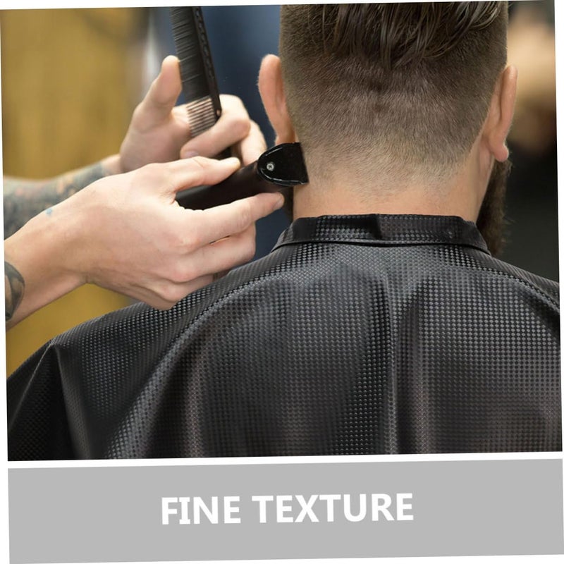 Hair Dyeing Capes 2pcs Black Waterproof Salon Barber Hair Stylist Aprons Adult Shampoo Cutting Gown for Professional Hairdressers - Image 3