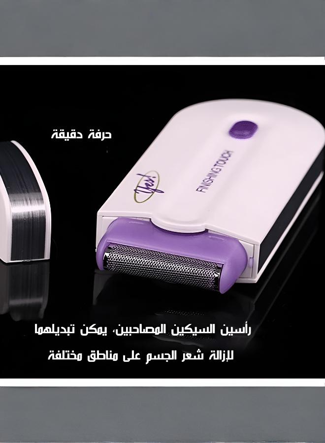 جهاز إزالة الشعر بالليزر الذكي المحمول للسيدات - إزالة بدون ألم مع تبريد سريع وتصميم مريح للبشرة الحساسة - Image 3