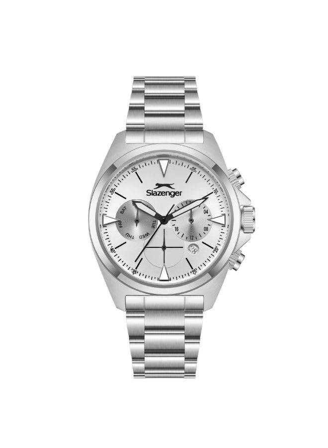 سلازنجر ساعة رجالية متعددة الوظائف معدنية - Image 1