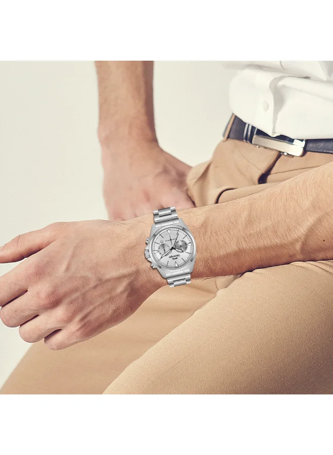 Slazenger silver Men's Metal Multifunction Watch SL.9.2527.2.02 - 41 mm for Men | Best Price UAE