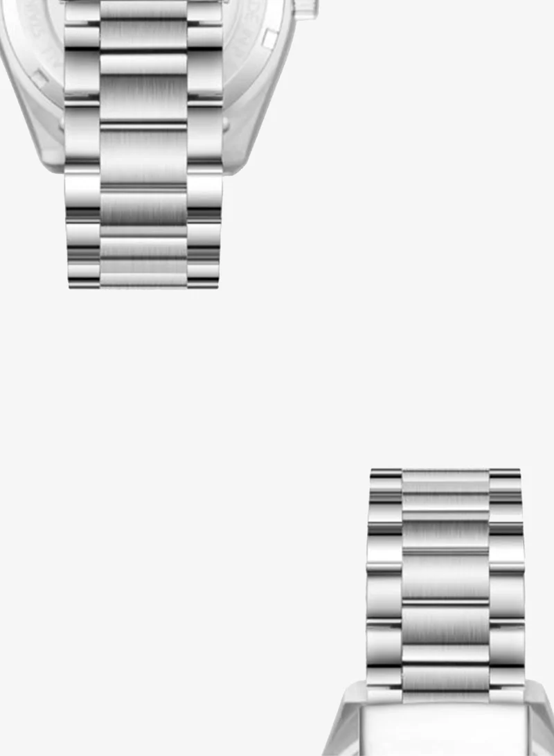 Slazenger silver Men's Metal Multifunction Watch SL.9.2527.2.02 - 41 mm for Men | Best Price UAE