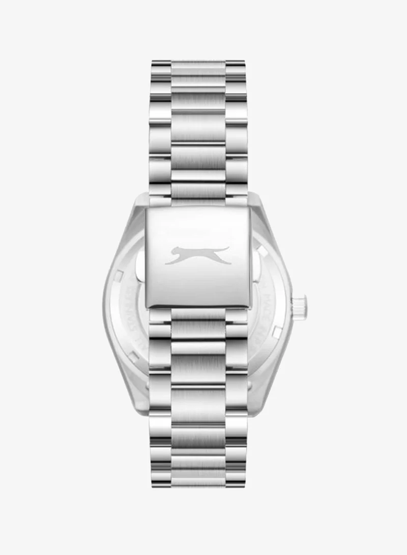 Slazenger silver Men's Metal Multifunction Watch SL.9.2527.2.02 - 41 mm for Men | Best Price UAE