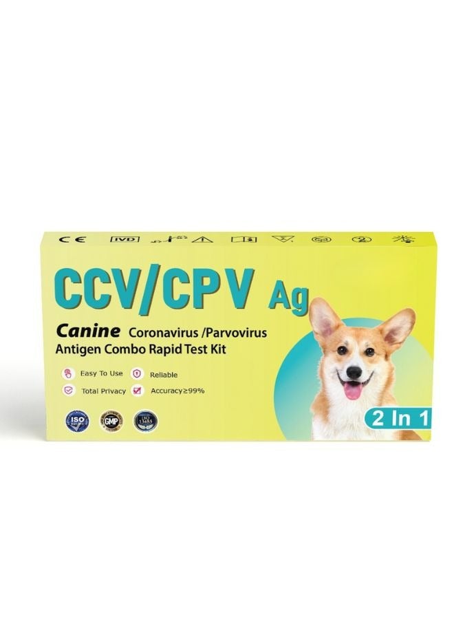 ماركة غير محددة طقم اختبار سريع تركيبي لمستضد فيروس كورونا (CCV) وبارفو الكلاب (CPV) – كشف سريع وموثوق لأمراض الحيوانات الأليفة  - Image 2