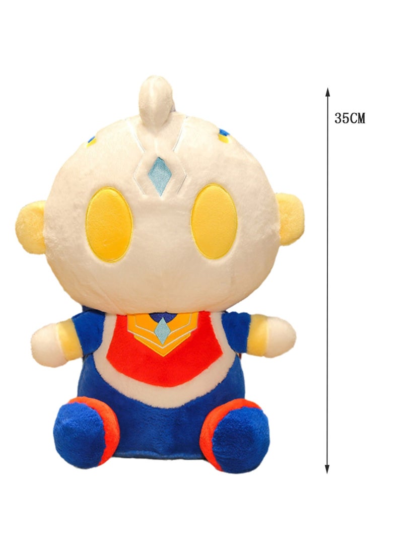 Generic - 35 CM Cute Cartoon Ultraman Plush Toy Soft Stuffed Doll For Girls And Boys All Ages Gift - Image 1