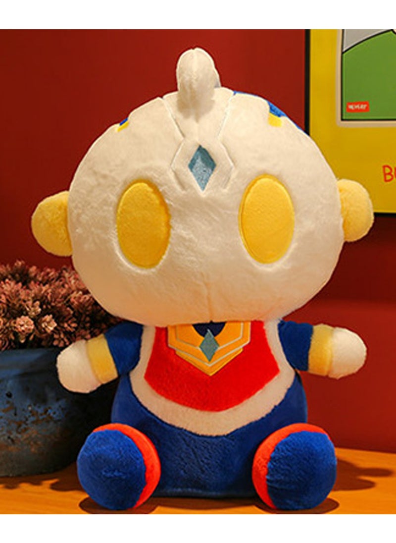 Generic - 35 CM Cute Cartoon Ultraman Plush Toy Soft Stuffed Doll For Girls And Boys All Ages Gift - Image 1