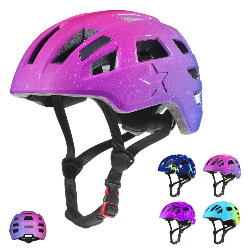 Zacro Kids Bike Helmet for Boys and Girls - Zacro Bike Helmets for Kids Ages 5-8-14 Years, Adjustable and Lightweight Bicycle Helmets with Reflective Stickers - Image 1