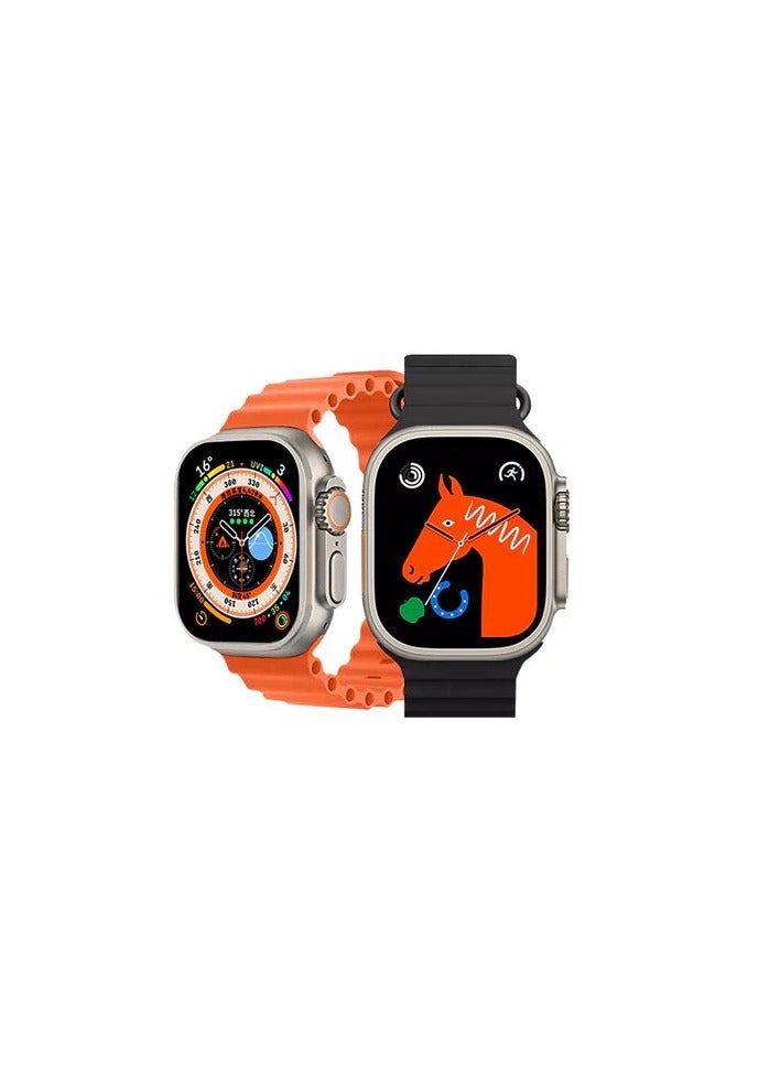 فينديور ساعة ذكية S9 Ultra من Fendior AERICA - شاشة 1.7 بوصة - بلوتوث - 3 أساور - مراقبة الصحة والمكالمات - Image 2