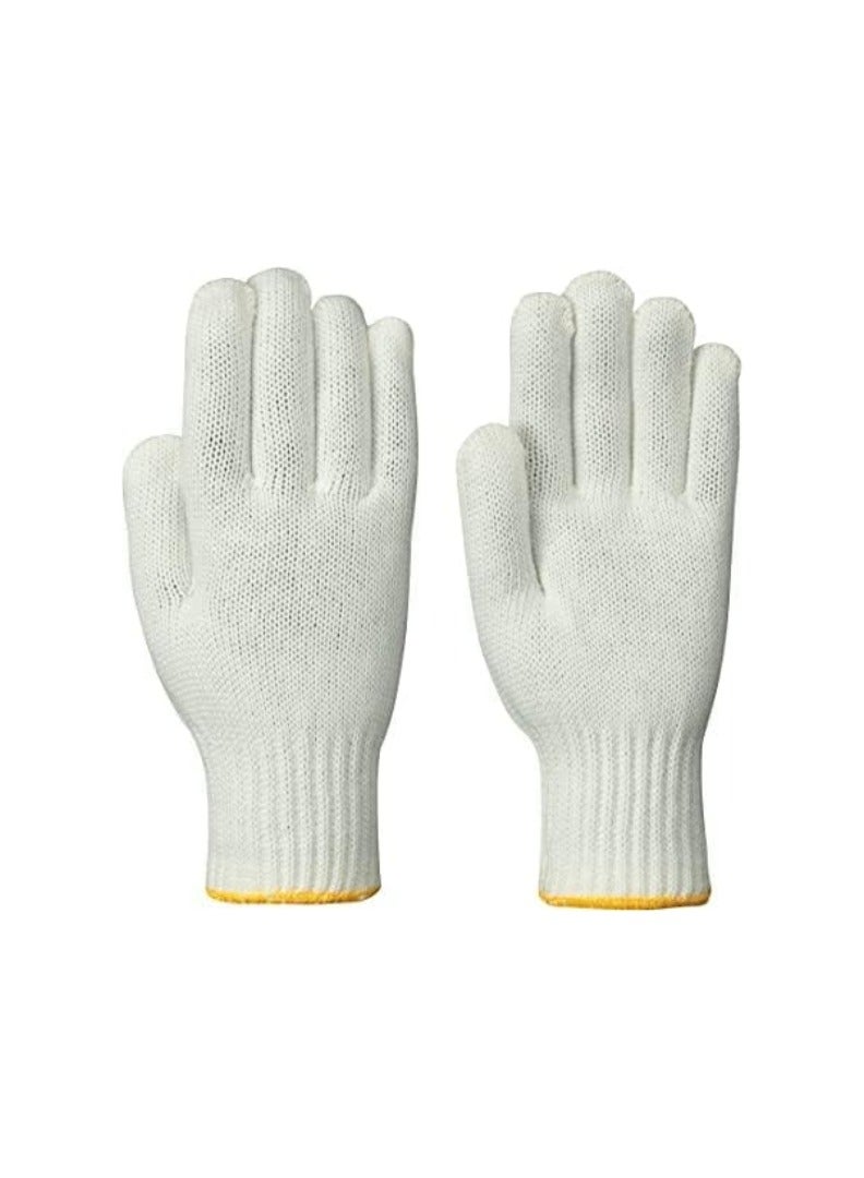 KNP KNP Cotton Gloves 1 Pair are Lightweight Breathable Gloves Designed for Comfort and Protection in a Variety of Light Duty Applications.  - Image 1