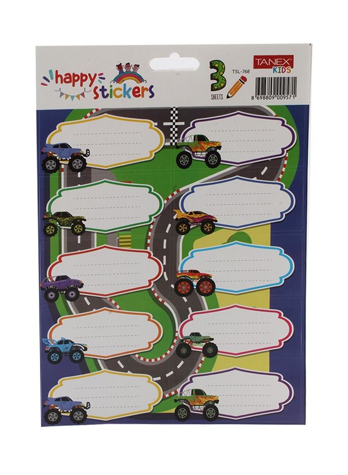 Tanex School Tickets 10 Pieces 3 Paper Model:TSL-768