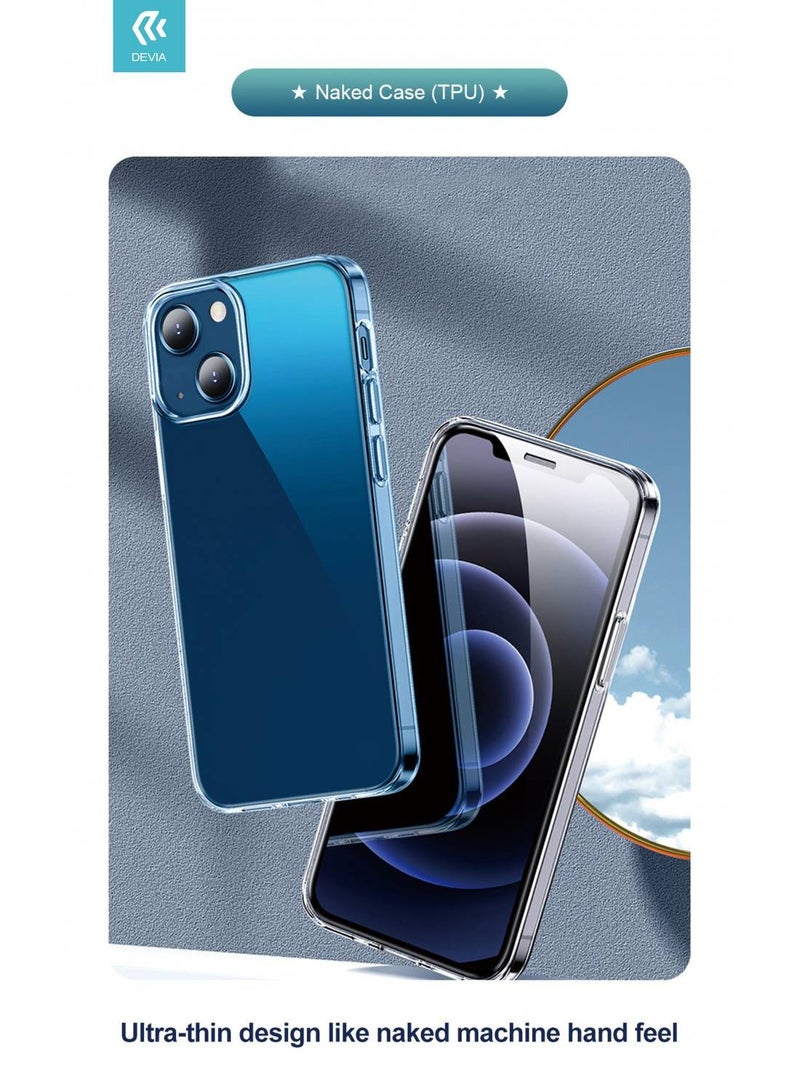 Devia Naked Case ( TPU ) for iPhone 13 ( 6.1" ) - Crystal Clear - Image 5