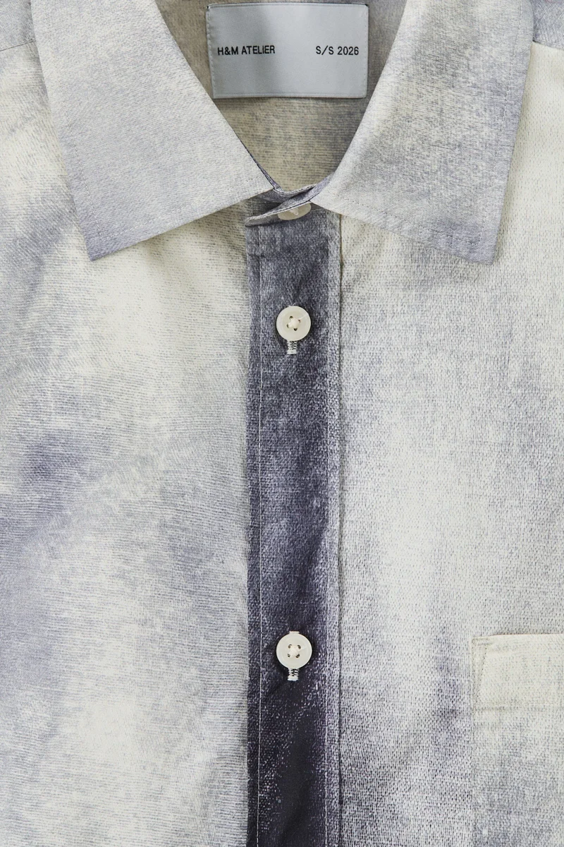 H&M  Relaxed Fit Cotton shirt for Men | Best Price UAE