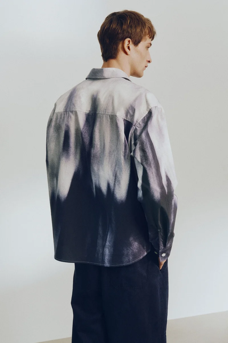 H&M  Relaxed Fit Cotton shirt for Men | Best Price UAE