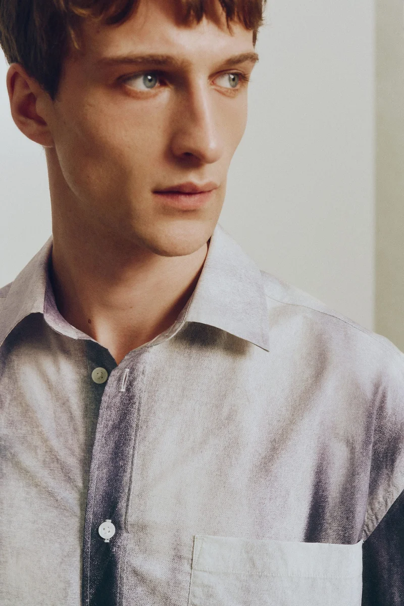 H&M  Relaxed Fit Cotton shirt for Men | Best Price UAE