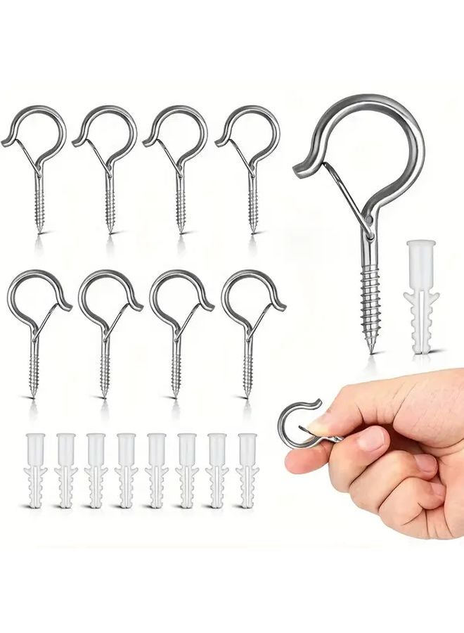 20pcs Stainless Steel Quick Release Hanger Hooks For Outdoor Party Decorations - Image 2
