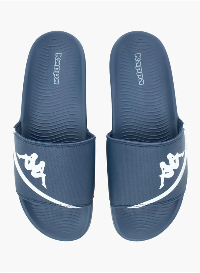 كابا Men's Logo Print Slides