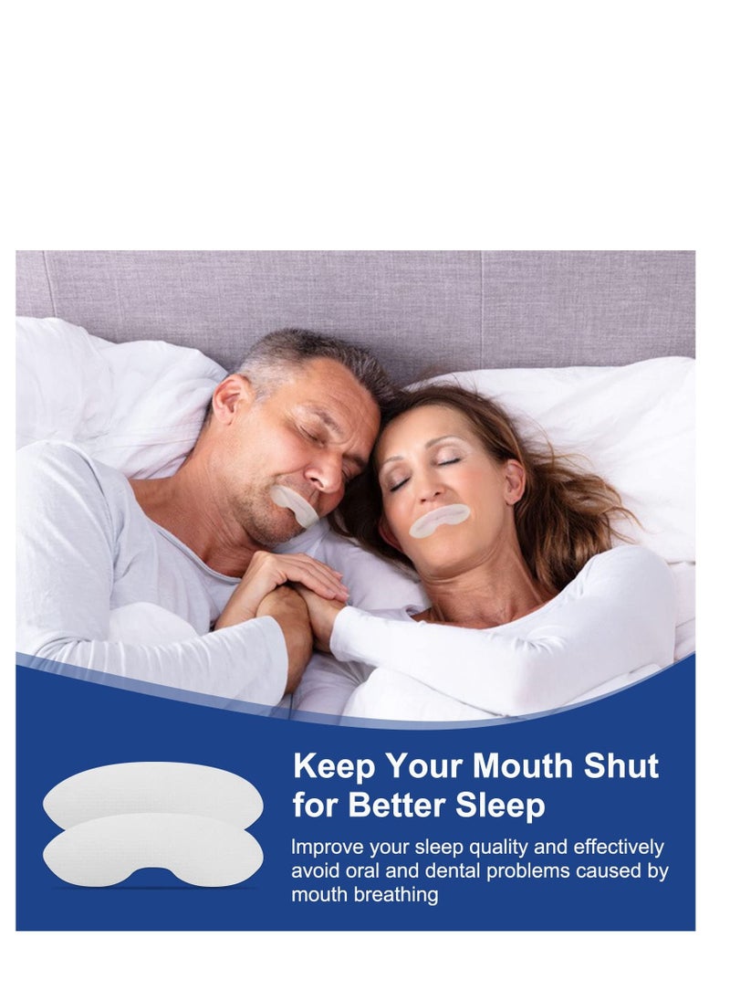 SYOSI - Sleep Strips Mouth Tape Upgrade Anti Snore Mouth Strips for Better Nose Breathing Less Mouth Breath and Snore Improved Nighttime Sleeping for Men Women 90Pcs - Image 1