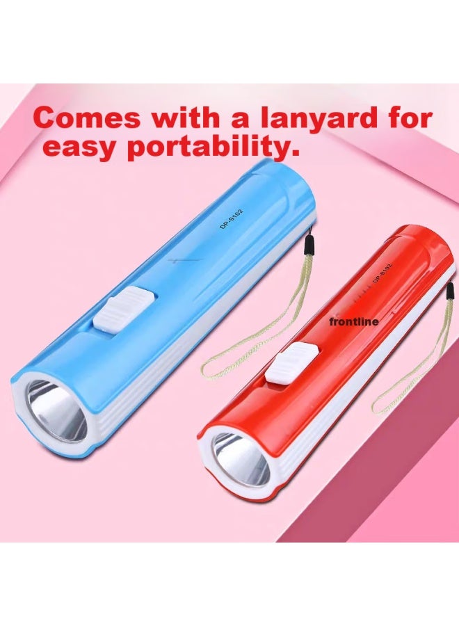 Duration power Dp Jiu Liang Outdoor Long-range Illumination Emergency Light, Portable Compact Flashlight For Home Use , Random Color, 9102 - Image 2