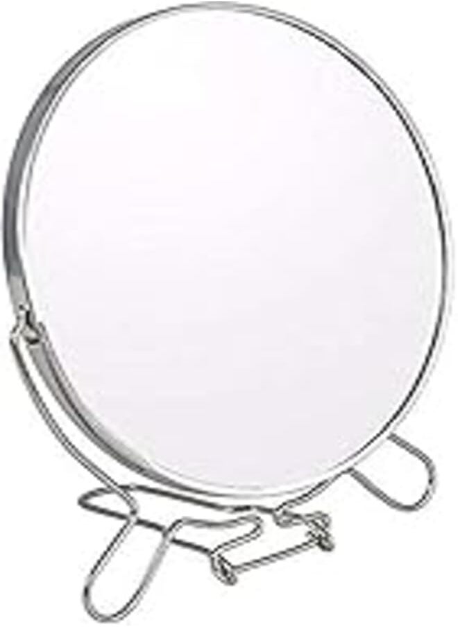 Generic Double-Sided Mirror on a Stainless Steel Holder 