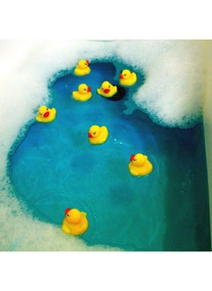 Novelty Place 12Pcs Rubber Duck Float Ducky Baby Bath Shower Toy Yellow Mini Bath Duckies For Toddlers And Kids Birthday Gift Party Favor Bathtub Decoration  - Image 3