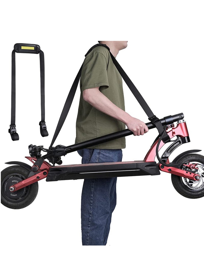 Adjustable Shoulder Strap for Kids' Kick Scooters, Electric Scooters, and Foldable Bicycles - Easy Travel Carrying Solution - Image 1