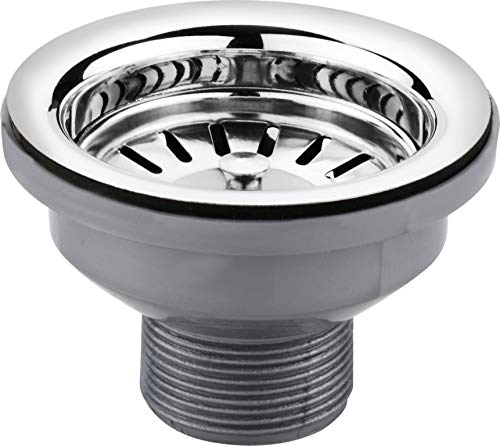 KI PVC 4" Inches Kitchen Sink Coupling for Sink with Steel Jali (Drain Outlet) - Image 1